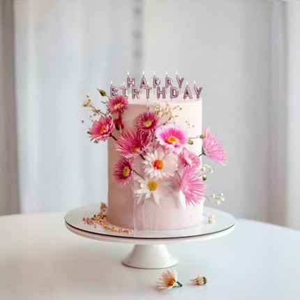 Happy Birthday Kaarsen Goud van Partydeco koop je bij Partywinkel
