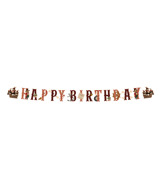 Happy Birthday Letterslinger Piraten 3m van Paper Dreams koop je bij Partywinkel