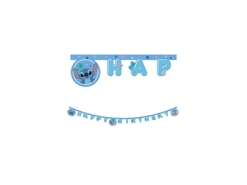 Happy Birthday Letterslinger Stich & Angel van Procos koop je bij Partywinkel