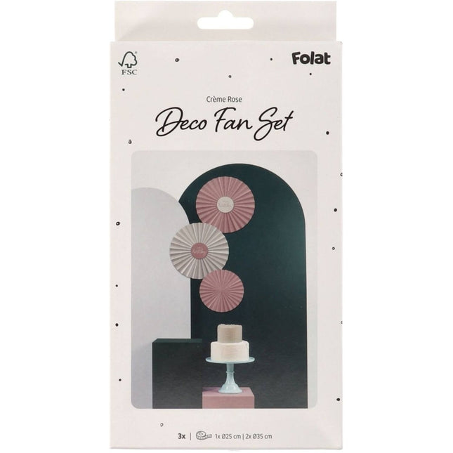 Happy Birthday Papieren Waaiers 3st van Folat koop je bij Partywinkel