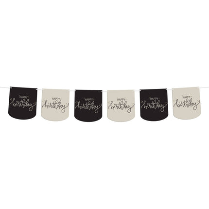 Happy Birthday Slinger Zwart 6m van Folat koop je bij Partywinkel
