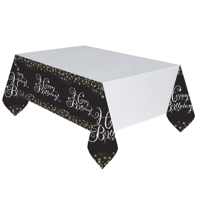 Happy Birthday Tafelkleed Happy Birthday 1,8m van Riethmueller koop je bij Partywinkel