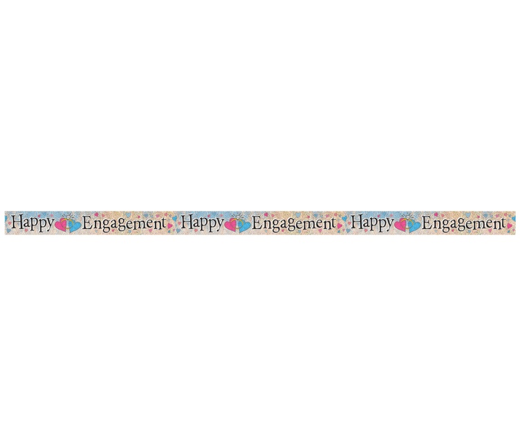Happy Engagement Banner 3,65m van Unique koop je bij Partywinkel