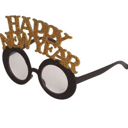 Happy New Year Bril Goud Zilver van Fiestas Guirca koop je bij Partywinkel