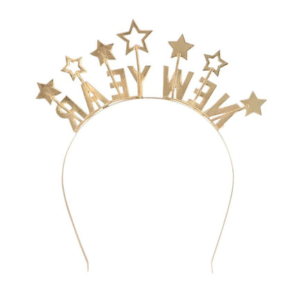 Happy New Year Haarband Sterren van Boland koop je bij Partywinkel