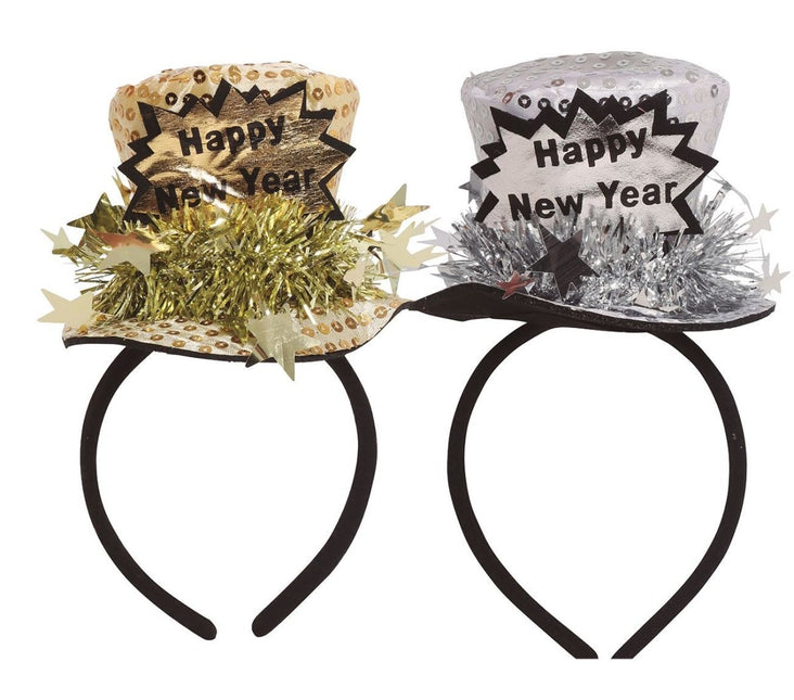 Happy New Year Hoed 21cm van Fiestas Guirca koop je bij Partywinkel