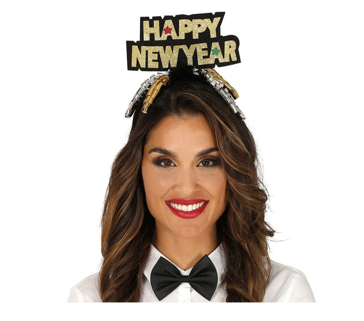 Happy New Year Hoed 24cm van Fiestas Guirca koop je bij Partywinkel