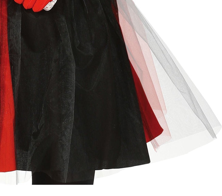 Harlekijn Halloween Kostuum Kind zwart - rood van Fiestas Guirca koop je bij Partywinkel