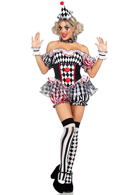 Harlekijn Kostuum Dames Bodysuit Leg Avenue van Leg Avenue koop je bij Partywinkel