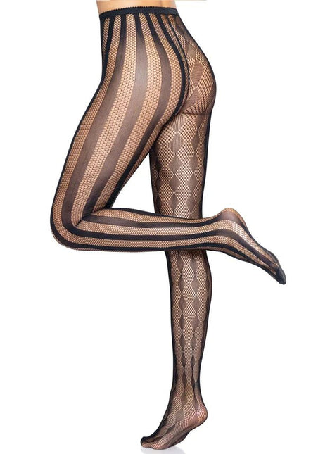 Harlekijn Panty Visnet van Leg Avenue koop je bij Partywinkel