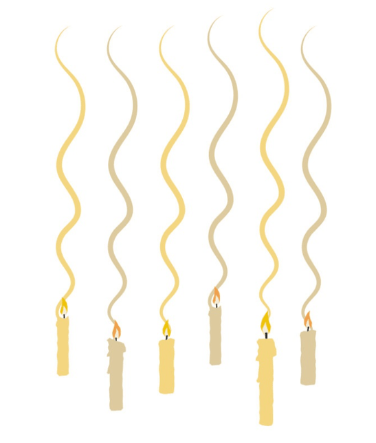 Harry Potter Hangdecoratie Kaarsen 6st van Unique koop je bij Partywinkel