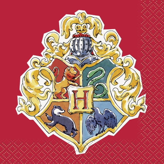 Harry Potter Servetten 13cm 16st van Unique koop je bij Partywinkel