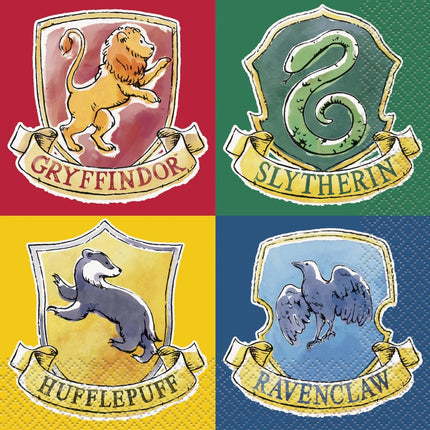 Harry Potter Servetten 25cm 16st van Unique koop je bij Partywinkel