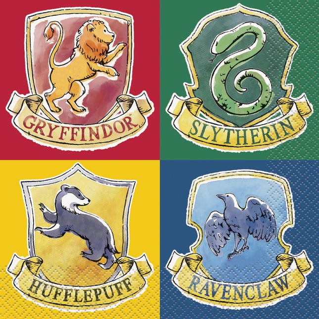 Harry Potter Servetten 25cm 16st van Unique koop je bij Partywinkel