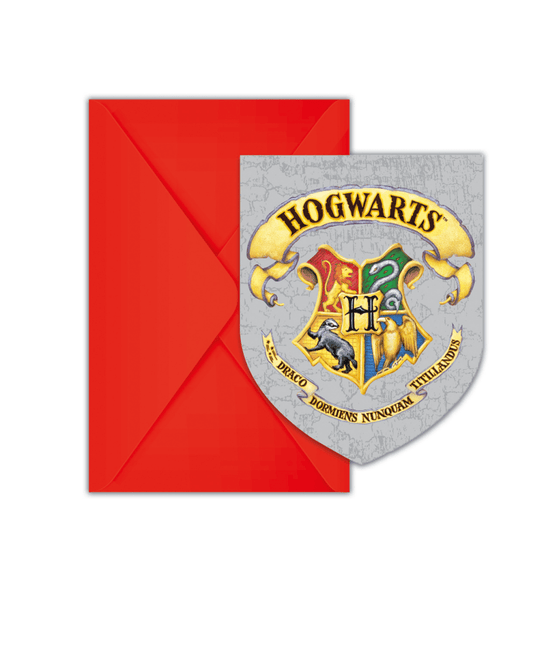 Harry Potter Uitnodigingen En Enveloppen 6st van Procos koop je bij Partywinkel