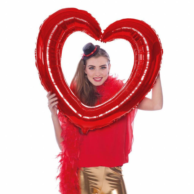 Hart Folie Ballon 80cm van Folat koop je bij Partywinkel