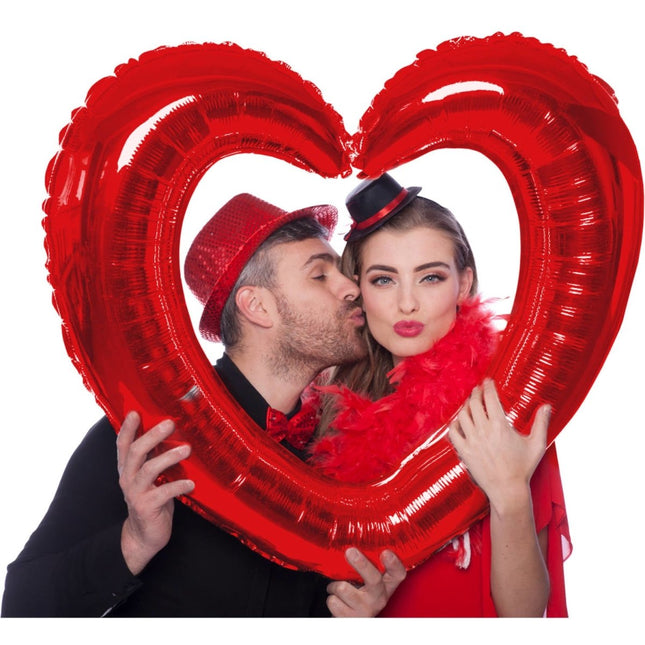 Hart Folie Ballon 80cm van Folat koop je bij Partywinkel