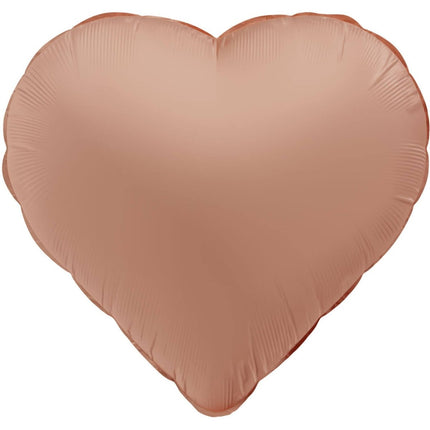 Hart Helium Ballon Roze Leeg 45cm van Folat koop je bij Partywinkel
