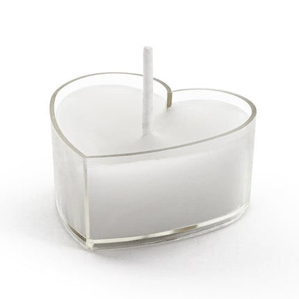 Hart Kaarsen 4cm van Partydeco koop je bij Partywinkel