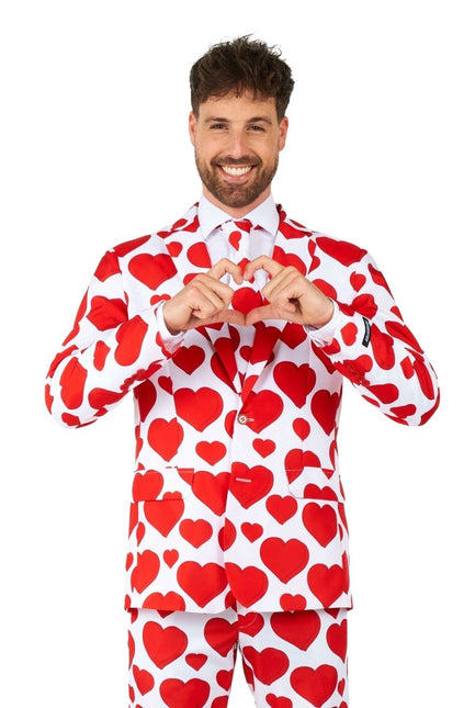 Hart Liefde Pak Heren Suitmeister van Suitmeister koop je bij Partywinkel