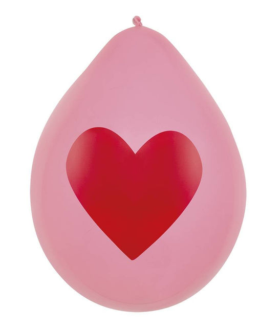 Hartjes Ballonnen 25cm 6st van Boland koop je bij Partywinkel