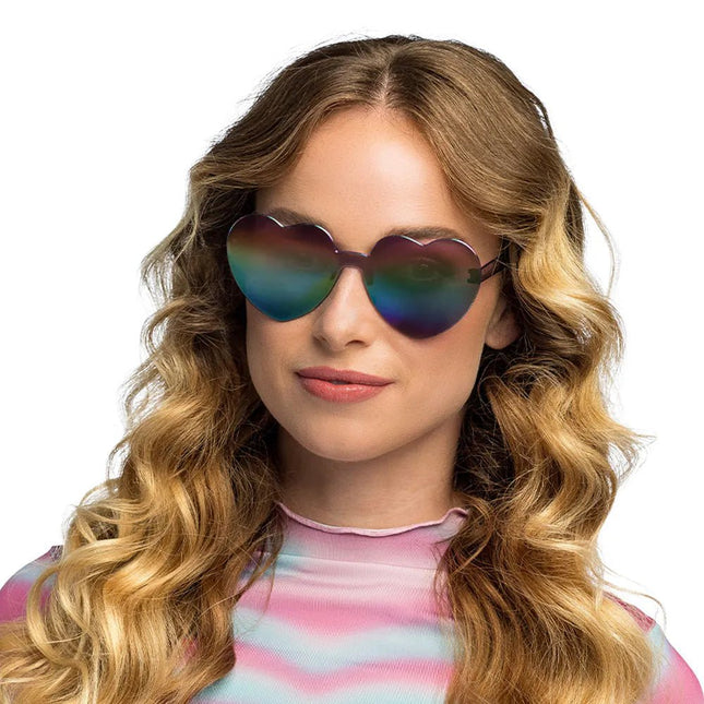 Hartjes Bril Regenboog Spiegel van Boland koop je bij Partywinkel