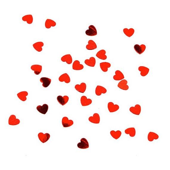 Hartjes Confetti Rood 15gr van Haza Witbaard koop je bij Partywinkel