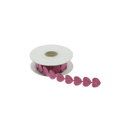Hartjes Lint Fuchsia 2m van CHAKS koop je bij Partywinkel