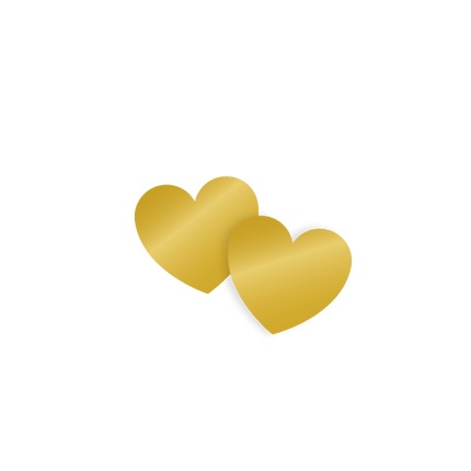 Hartjes Tafelconfetti Goud 14gr van Paper Dreams koop je bij Partywinkel