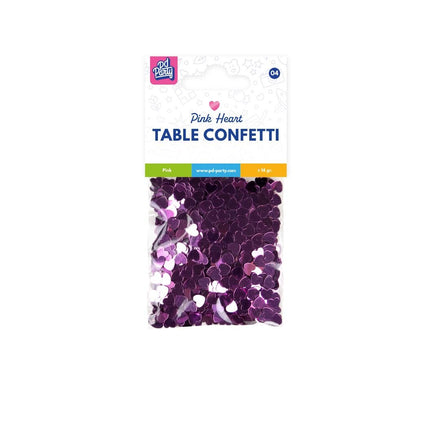 Hartjes Tafelconfetti Roze 14gr van Paper Dreams koop je bij Partywinkel