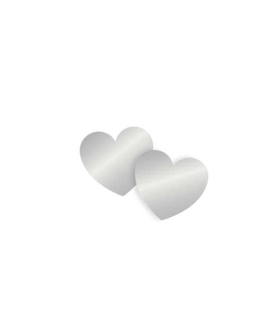 Hartjes Tafelconfetti Zilver 14gr van Paper Dreams koop je bij Partywinkel