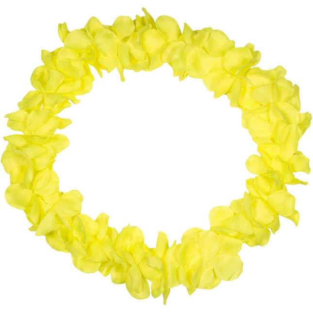 Hawai krans neon geel van Folat koop je bij Partywinkel