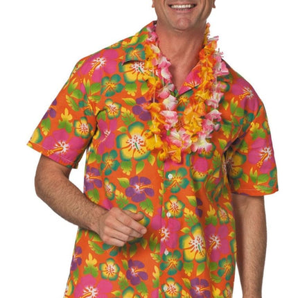 Hawaii Blouse Oranje van Wilbers & Wilbers koop je bij Partywinkel