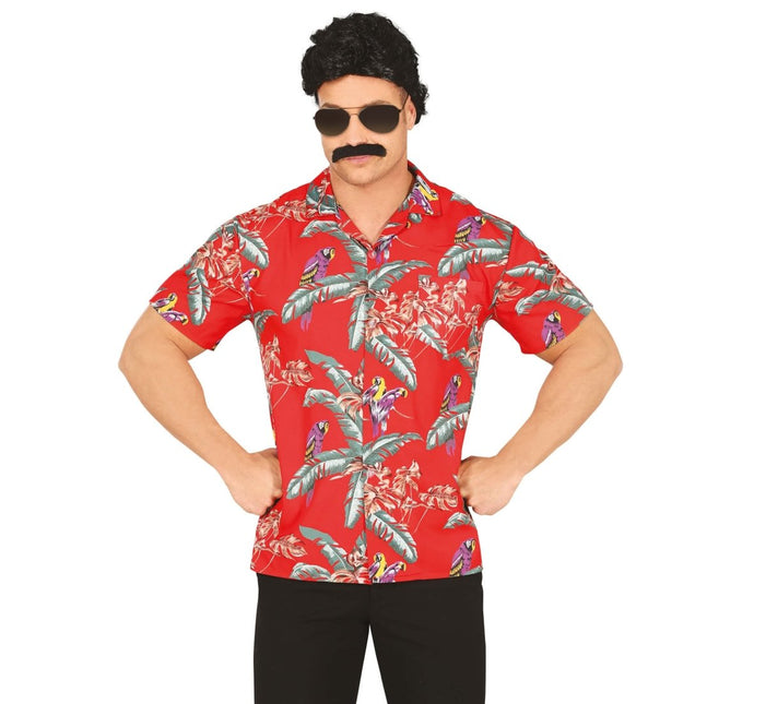 Hawaii Blouse Papegaaien van Fiestas Guirca koop je bij Partywinkel
