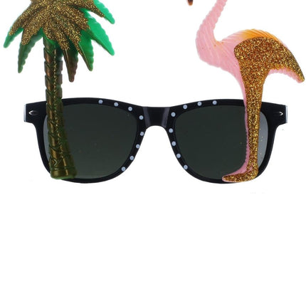 Hawaii Bril Flamingo van Smiffys koop je bij Partywinkel