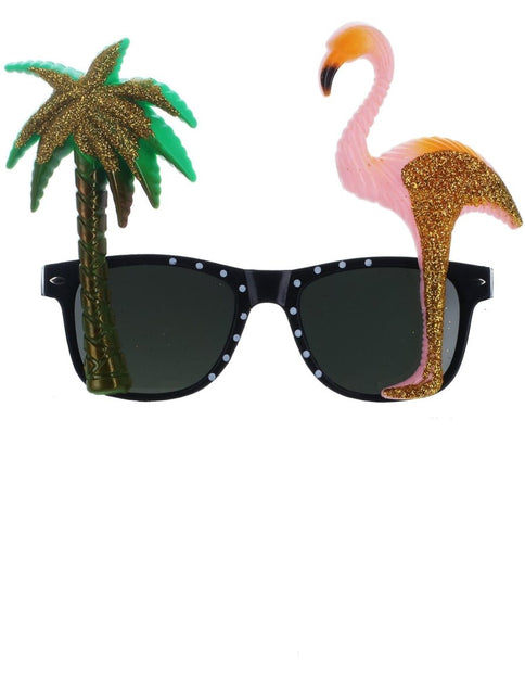 Hawaii Bril Flamingo van Smiffys koop je bij Partywinkel