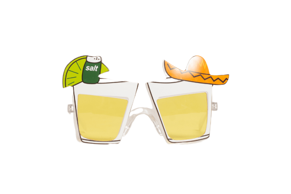 Hawaii Bril Gekleurd Cocktail van Partychimp koop je bij Partywinkel