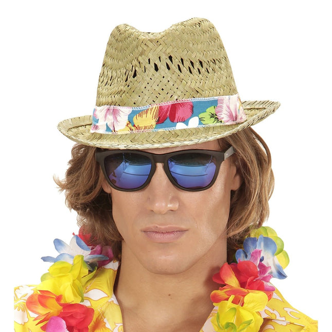 Hawaii Hoed Gekleurd van Widmann koop je bij Partywinkel