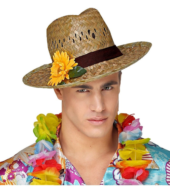 Hawaii Hoed Riet van Widmann koop je bij Partywinkel