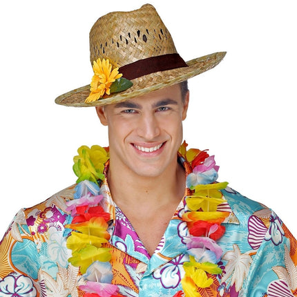 Hawaii Hoed Riet van Widmann koop je bij Partywinkel