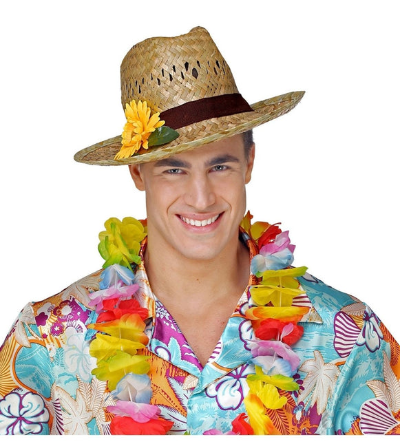 Hawaii Hoed Riet van Widmann koop je bij Partywinkel