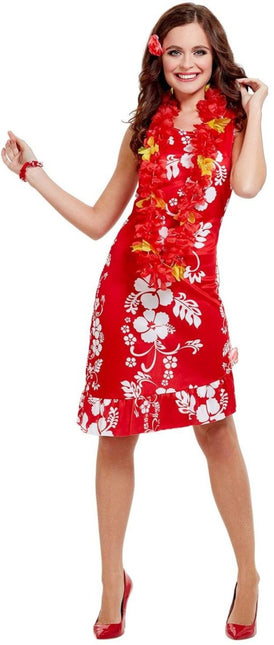 Hawaii Jurk Rood M van Smiffys koop je bij Partywinkel