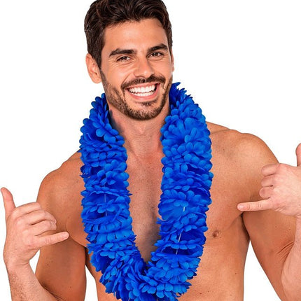 Hawaii Krans Blauw van Widmann koop je bij Partywinkel