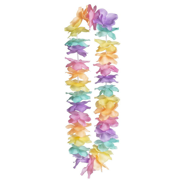 Hawaii Krans Pastel van Boland koop je bij Partywinkel