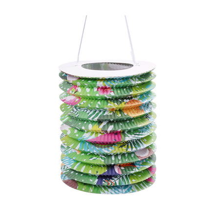 Hawaii Lampion Gekleurd 25cm 2st van WeFiesta koop je bij Partywinkel