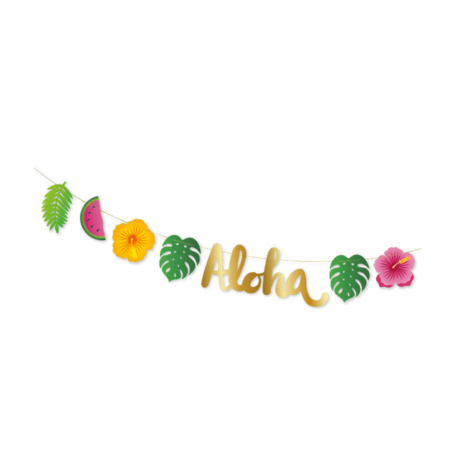 Hawaii Letterslinger Aloha 2m van WeFiesta koop je bij Partywinkel