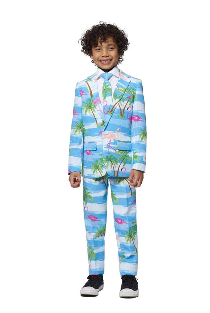 Hawaii Pak Jongen Flamingo van OppoSuits koop je bij Partywinkel