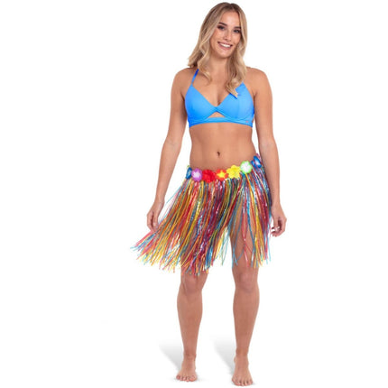Hawaii Rok Meerkleurig - 45cm van Folat koop je bij Partywinkel
