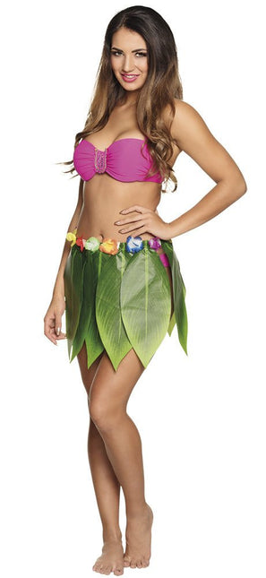 Hawaii Rokje Bananenblad 40cm van Boland koop je bij Partywinkel