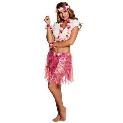 Hawaii Rokje Set 5 delig van Boland koop je bij Partywinkel